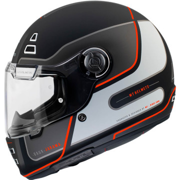 CASCO MT JARAMA BAUX COLOR Blanco Negro Rojo TALLA S