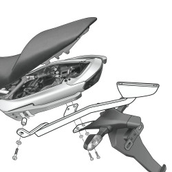 SOPORTE BAÚL SHAD KAWASAKI ER6 N/F 2009-2011