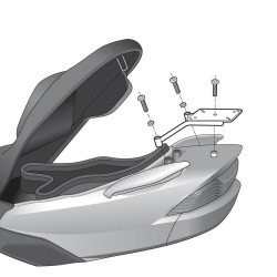 SOPORTE BAÚL SHAD SUZUKI BURGMAN 125/150