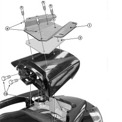 SOPORTE BAÚL GIVI E530 MONOKEY SUZUKI AN400 BURGMAN TYPE S