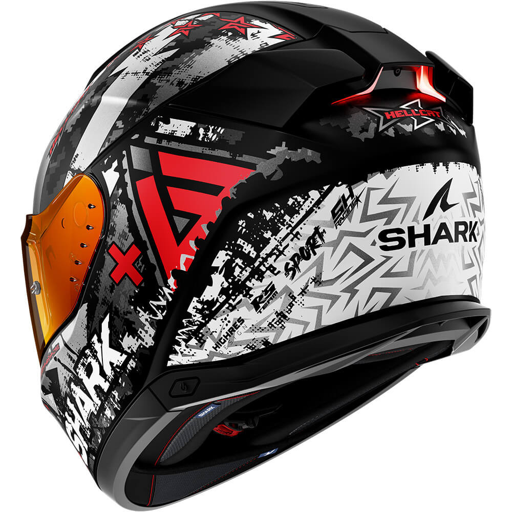 Casco SHARK Skwal i3 Blank SP Black / Anthracite / Red · Motorama