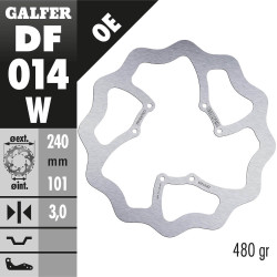 DISCO FRENO GALFER DF014W FIXED WAVE