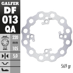 DISCO FRENO GALFER DF013QA FIXED CUBIQ