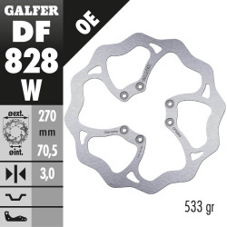 DISCO FRENO GALFER DF828W FIXED WAVE