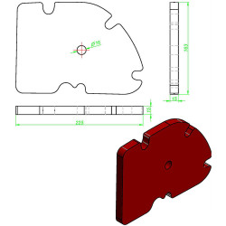 FILTRO AIRE ARTEIN PIAGGIO X8, VESPA 125/300