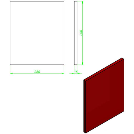 PLANCHA ESPUMA FILTRO AIRE ARTEIN UNIVERSAL 28X33X1.5 CM