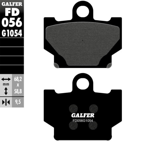 PASTILLAS FRENO GALFER FD056 G1054 SEMI METAL