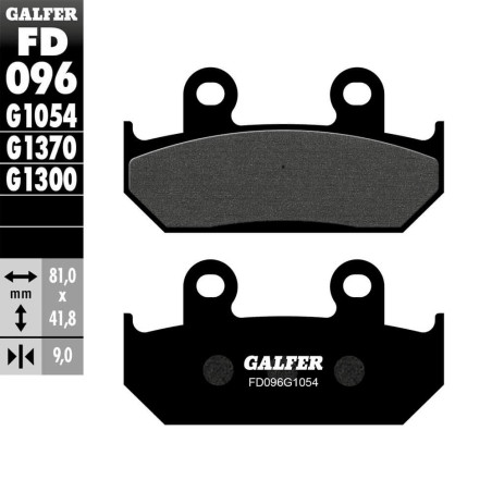 PASTILLAS FRENO GALFER FD096 G1054 SEMI METAL