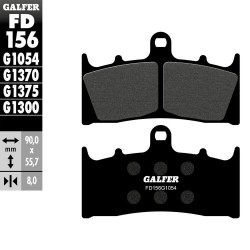 PASTILLAS FRENO GALFER FD156 G1054 SEMI METAL