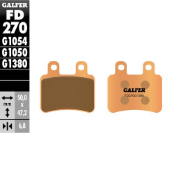 PASTILLAS FRENO GALFER FD270 G1380 SINTERIZADAS SCOOTER