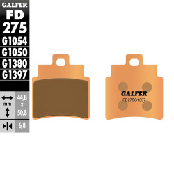 PASTILLAS FRENO GALFER FD275 G1397 SINTERIZADAS ATV