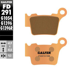 PASTILLAS FRENO GALFER FD291 G1396 SINTERIZADAS OFF ROAD