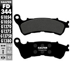 PASTILLAS FRENO GALFER FD344 G1054 SEMI METAL