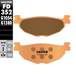 PASTILLAS FRENO GALFER FD352 G1380 SINTERIZADAS SCOOTER