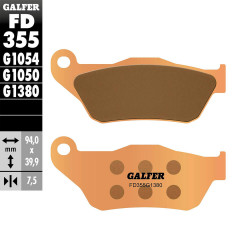 PASTILLAS FRENO GALFER FD355 G1380 SINTERIZADAS SCOOTER