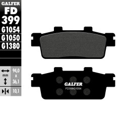 PASTILLAS FRENO GALFER FD399 G1054 SEMI METAL