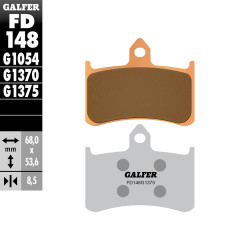 PASTILLAS FRENO GALFER FD148 G1375 SINTERIZADAS SPORT