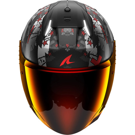 CASCO SHARK SKWAL I3 JET HELLCAT MAT