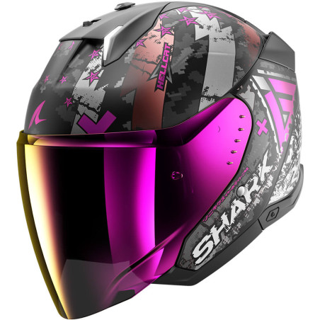 CASCO SHARK SKWAL I3 JET HELLCAT MAT