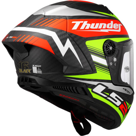 CASCO LS2 FF805 THUNDER GP REPLICA BLACK