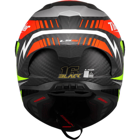 CASCO LS2 FF805 THUNDER GP REPLICA BLACK