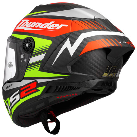 CASCO LS2 FF805 THUNDER GP REPLICA BLACK